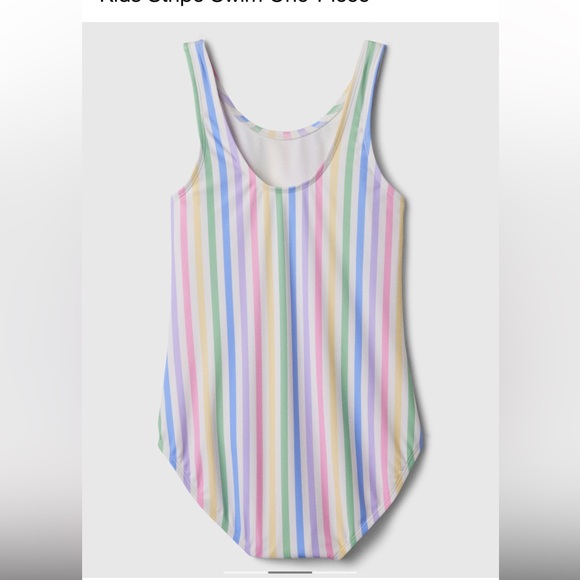NWOT Gap Kids Striped swimsuit size Large - Picture 5 of 5